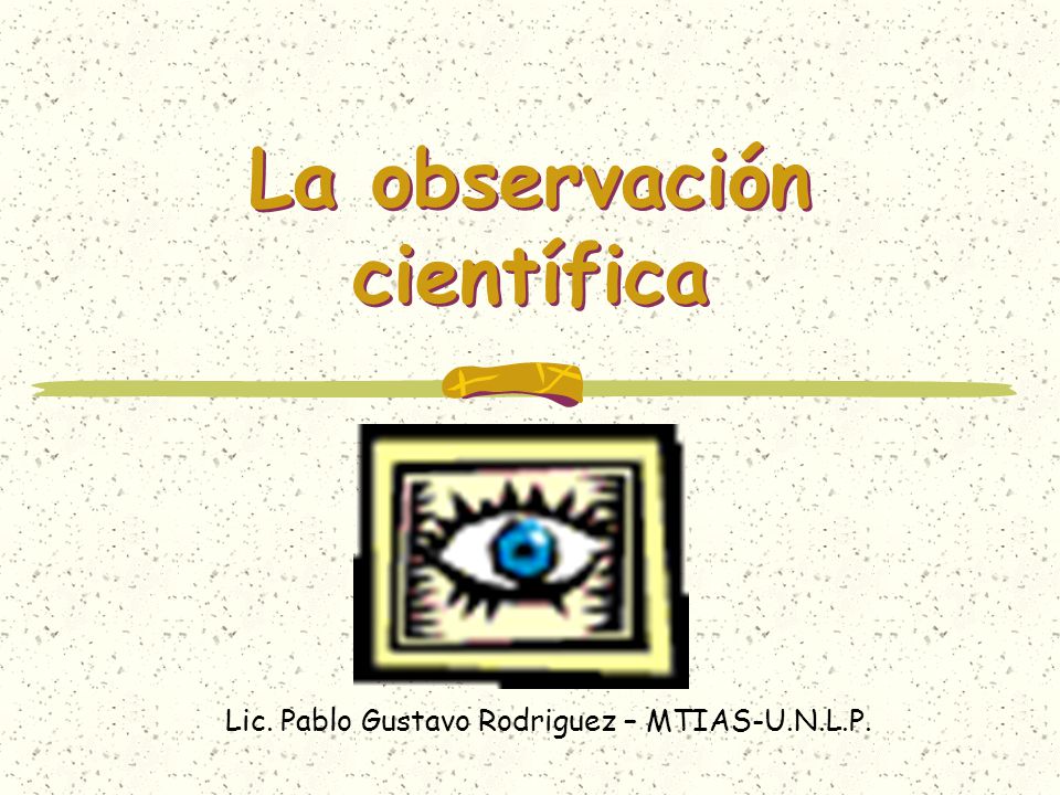 LA OBSERVACION CIENTIFICA EBOOK LA OBSERVACION CIENTIFICA EBOOK